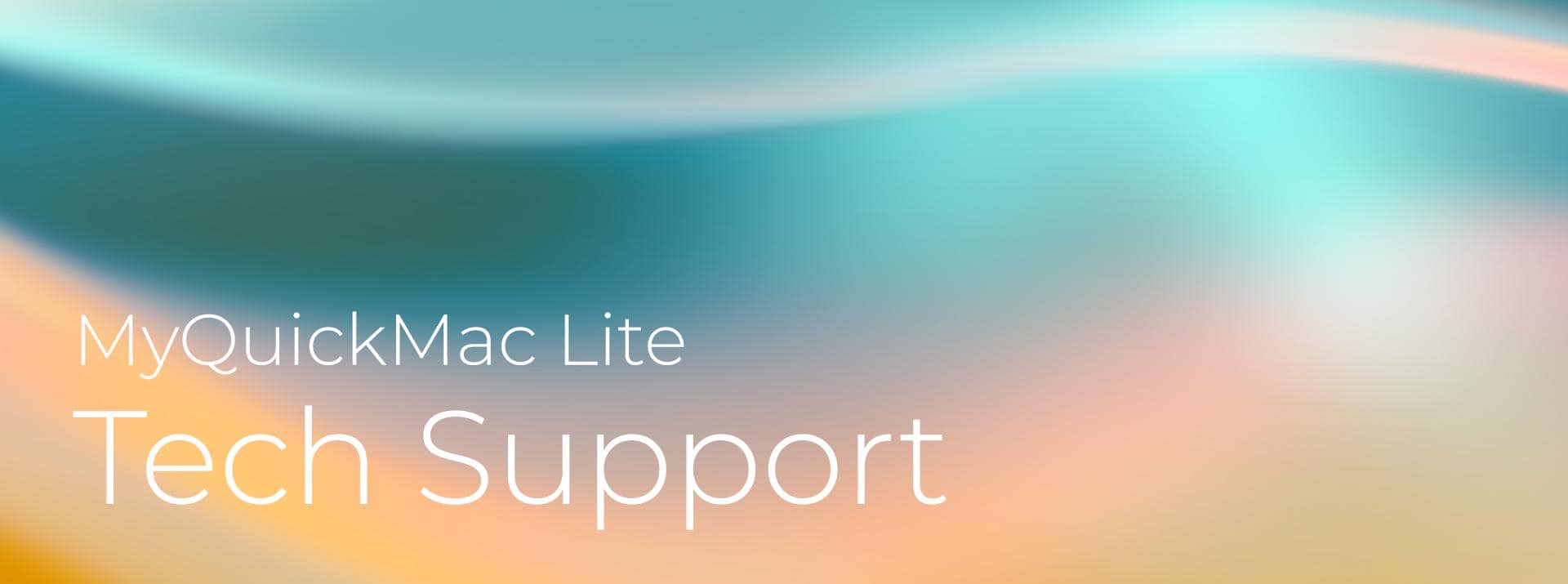 Ambeteco: MyQuickMac Lite Support