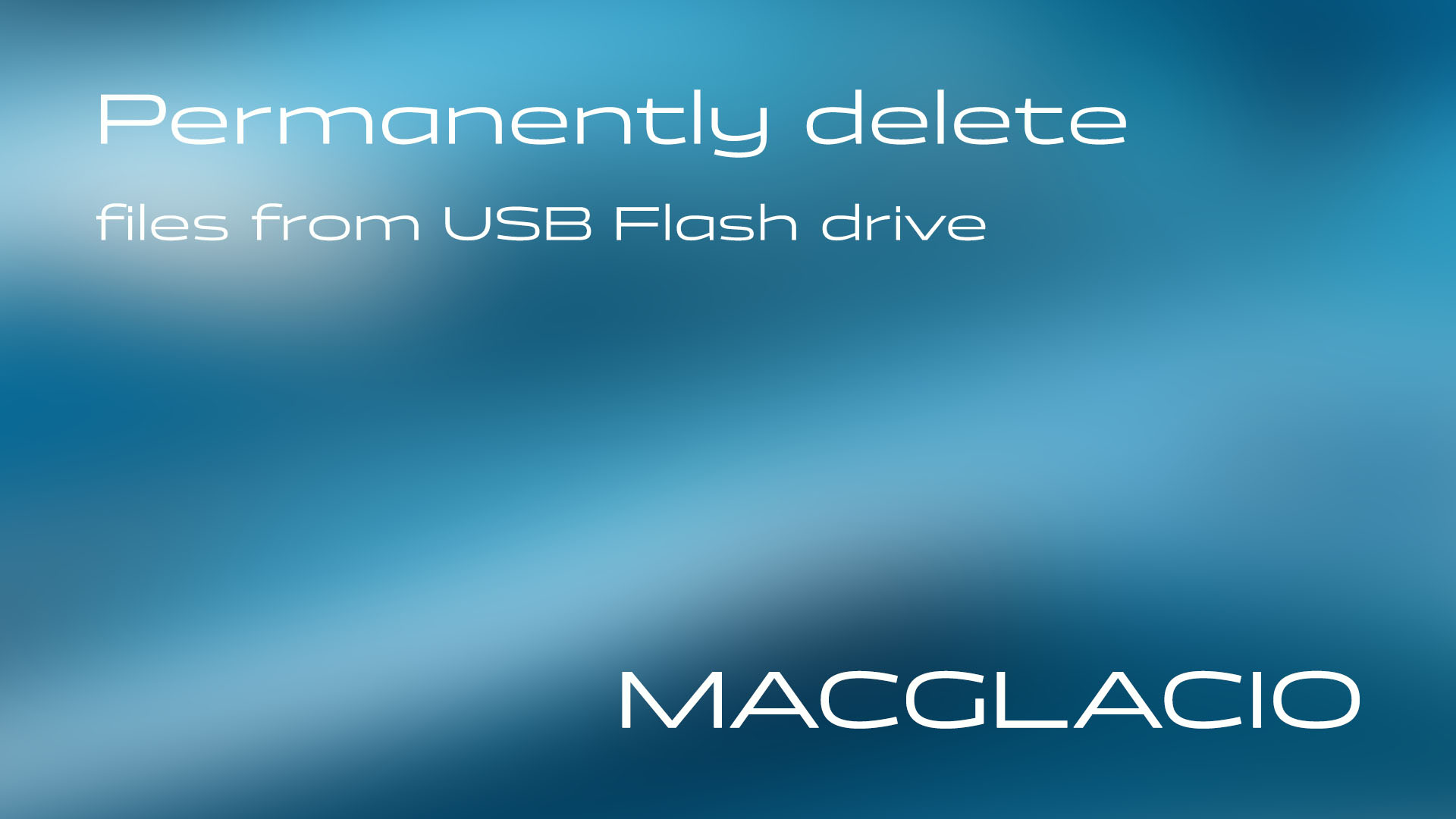 Erase USB Files on Mac - How to permanently erase files from a USB flash drive on Mac