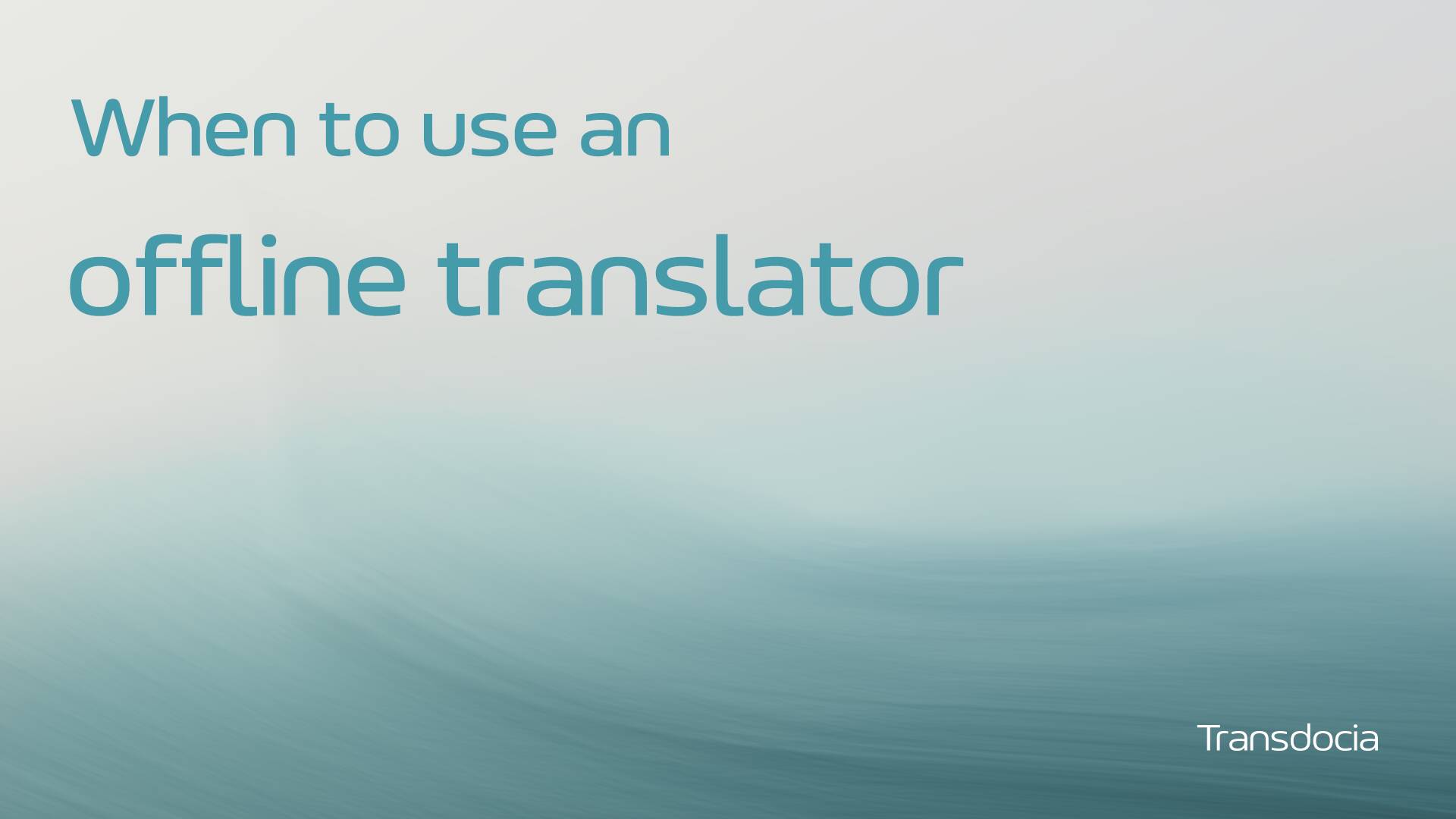 When You Should Always Use an Offline Translator - 7 Everyday Situations - illustration