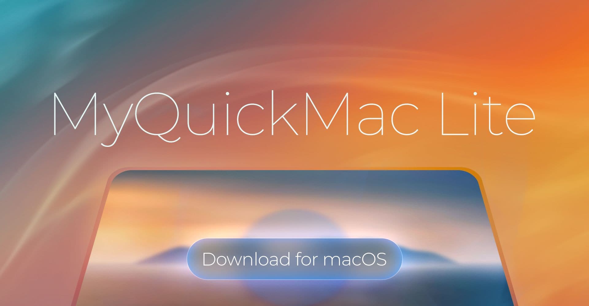Download MyQuickMac Lite: AI-powered care for Mac